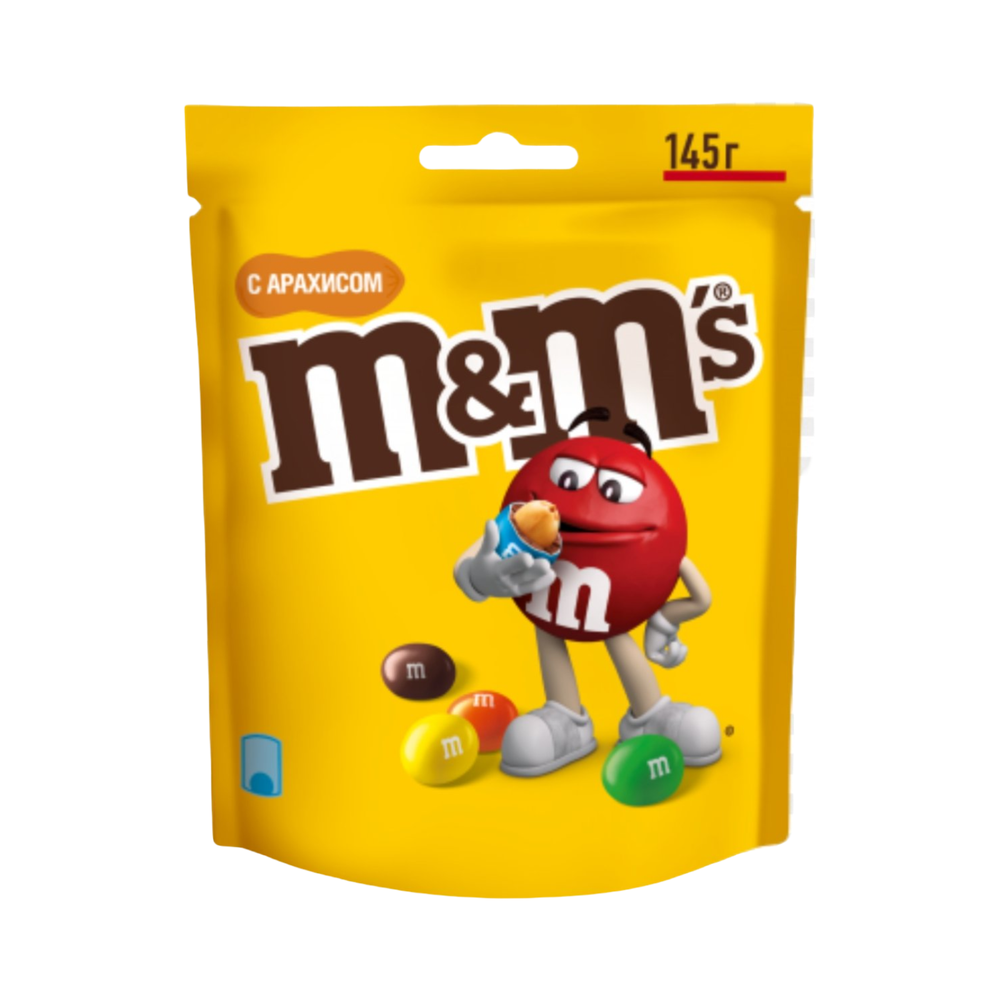 Драже "M&Ms" с арахисом 145г