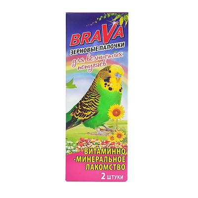 Brava лакомство для попугаев палочки