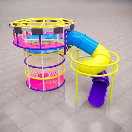 Детский игровой лабиринт «Веселая Башня Спуска»