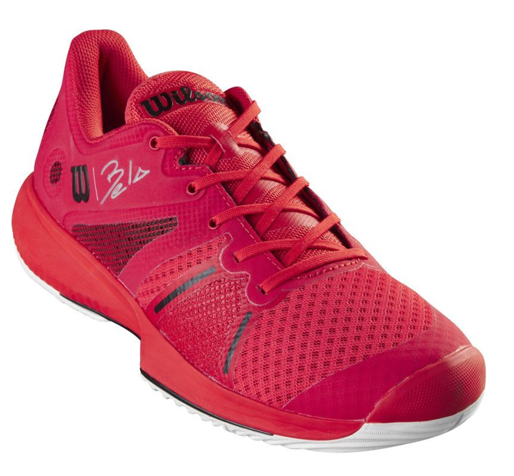 Мужские кроссовки для Падел Wilson Bela Pro - poppy red/white/black