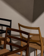 Analy Стул из массива дуба с натуральной отделкой и сиденьем из 100% веревки