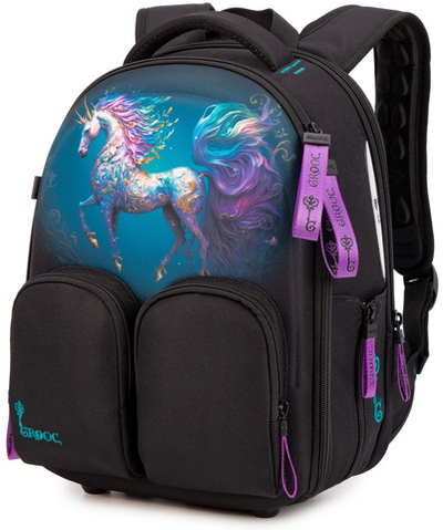 Ранец GROOC 16-15 + пенал + мешок + сумка-пенал