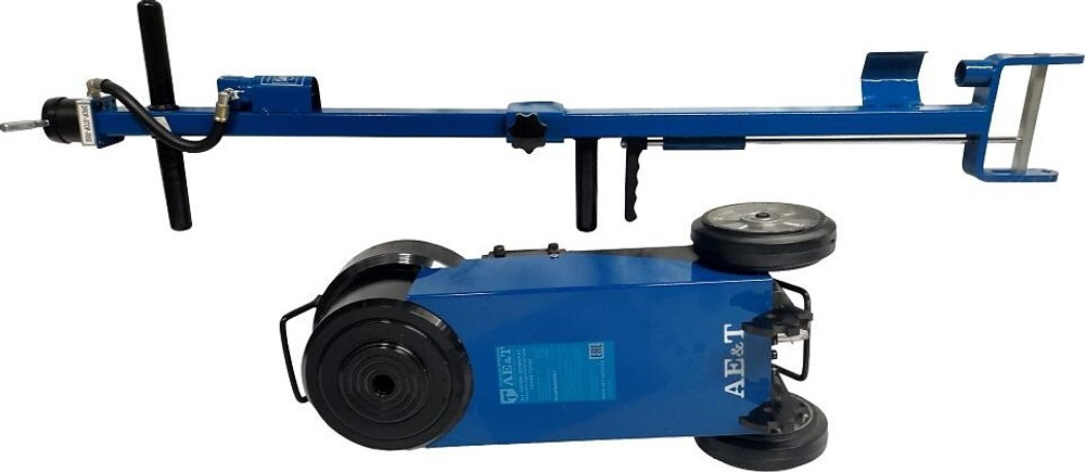 Домкрат пневмо-гидравлический подкатной AE&T HJ-120/60F профессиональный, складной