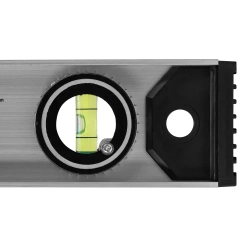 Уровень алюминиевый "Рельс", 2000 мм, 3 глазка (1 поворотный) Matrix