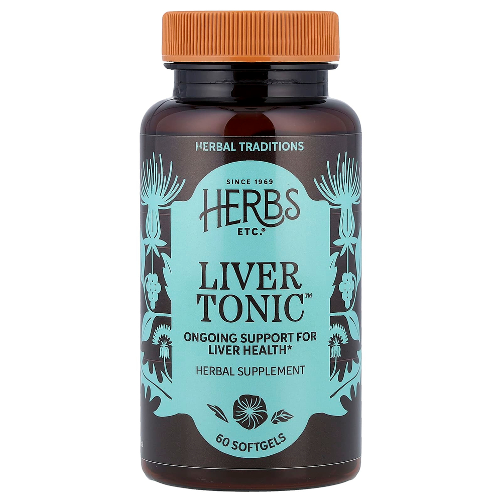 Herbs Etc., Liver Tonic™, 60 капсул