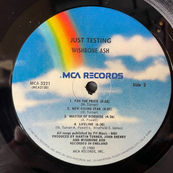 Винтажная виниловая пластинка LP Wishbone Ash Just Testing (USA 1980)