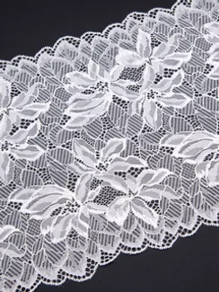 03-209 Кружево эластичное 23 см, айвори