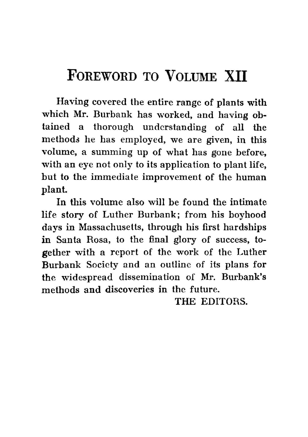 Luther Burbank: His Methods and Discoveries and Their Practical Application. Volume 12 | Luther Burbank
