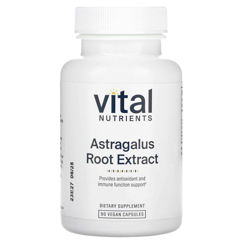 Vital Nutrients, экстракт корня астрагала, 90 веганских капсул (300 мг в 1 капсуле)