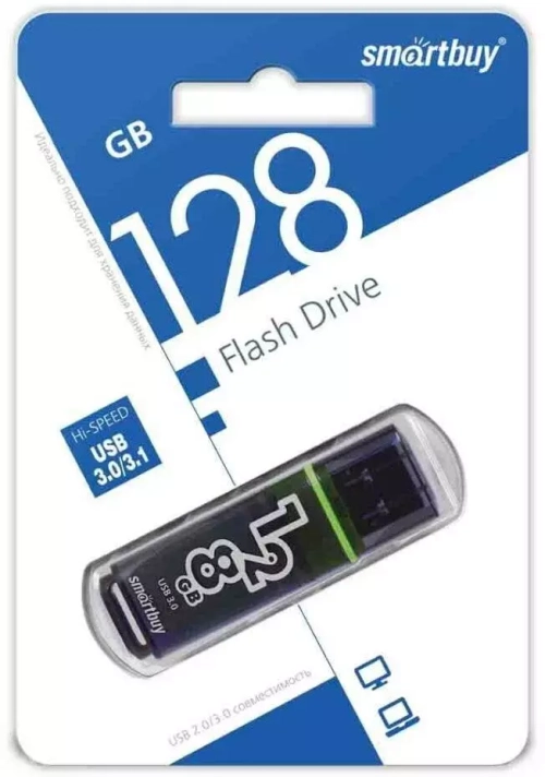 Флешка 64-GB SMART-BUY USB-3.0 Crown синий