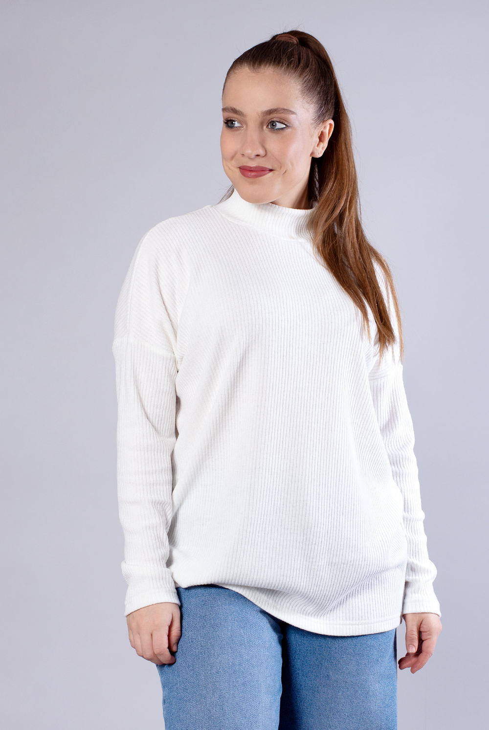 Джемпер женский 3850зп, белый #455Б033850зп