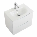 Тумба с раковиной BelBagno MARINO-CER-MINI-600-2C-SO-BL-P Bianco Lucido