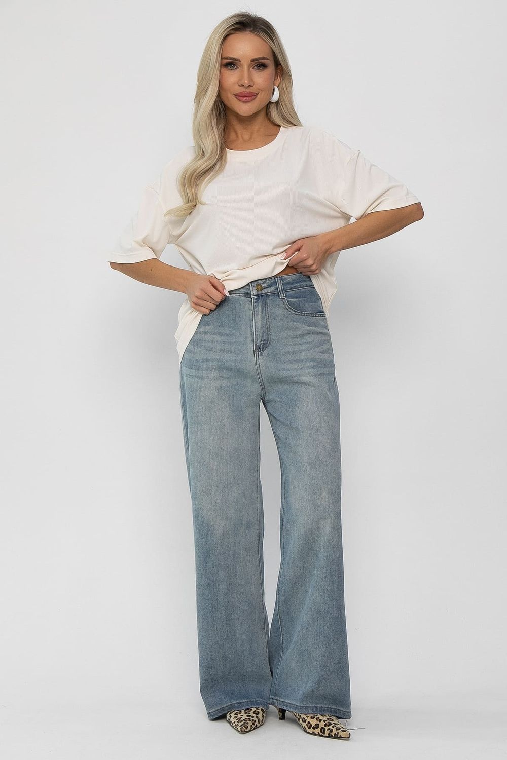 Джинсы Фаби НЬЮ (сине-голубые) Б13806-4М LT Collection