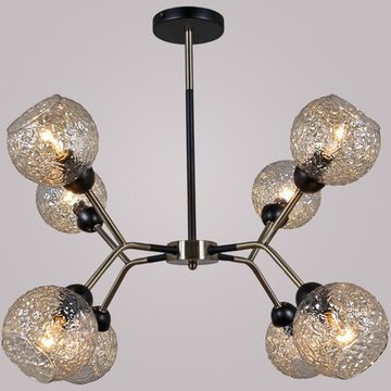 Люстра потолочная ILLUMICO E14 IL0268-8PSQ-79 BK AB