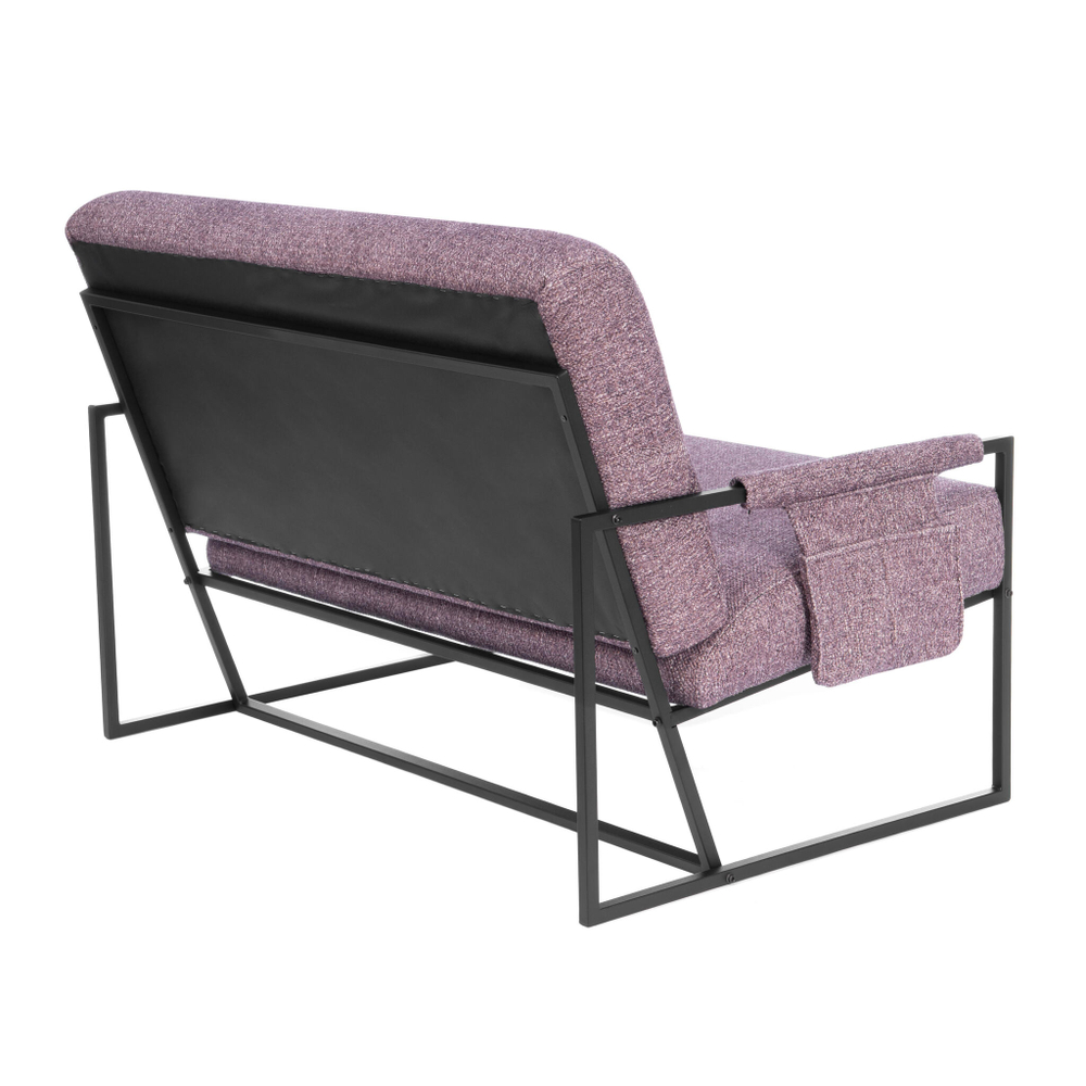 Диван Charli LUX/Чарли Люкс велюр/букле, VT shape wood rose