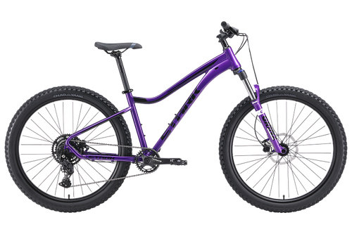 Велосипед Stark Tactic 27.4+ HD (2024) сиреневый/черный, рама 18