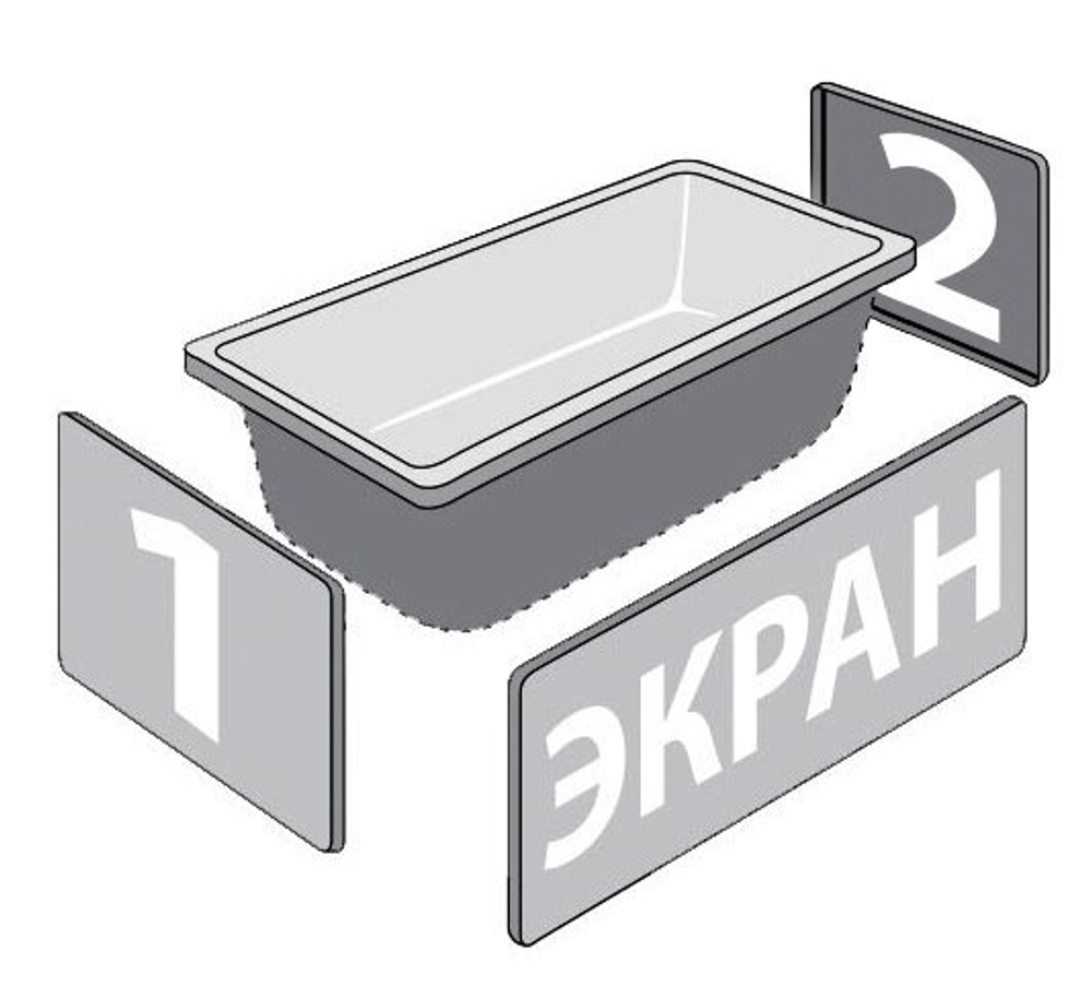 Ванна Triton Цезарь 180x80