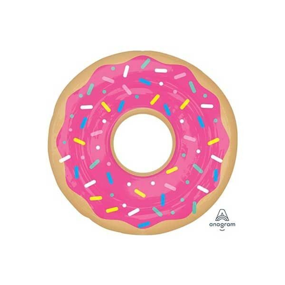 ФИГУРА/P35 Пончик в глазури розовой