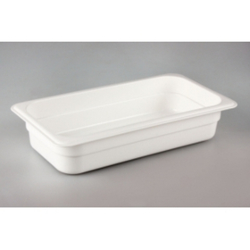 Гастроемкость 1/3 h=65 мм. 2,4 л. п/п белая