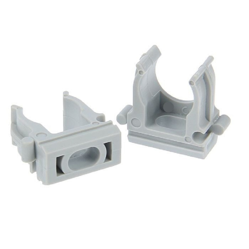 Клипса 20 мм серая