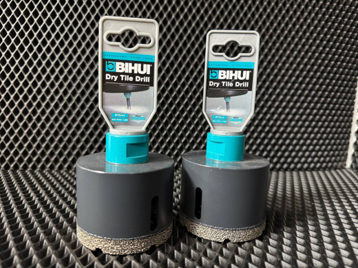 Коронка алмазная по керамограниту BIHUI, 70мм (вакуумная пайка), арт.DBDF70