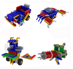 Конструктор Huna MRT 1-2 Brain A, 5-7 лет, 180 деталей