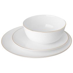 НАБОР ПОСУДЫ ОБЕДЕННЫЙ LEFARD "CHIC" НА 4 ПЕР. 12 ПР. (КОР=2НАБ.)