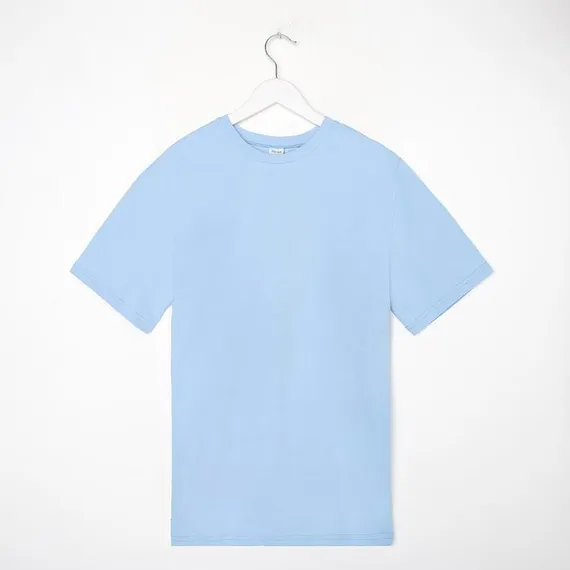 Футболка женская MINAKU: Оversize, цвет голубой, р-р 42