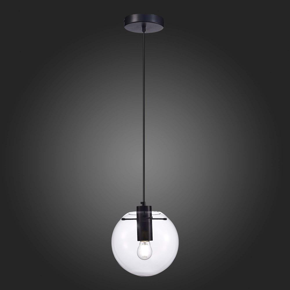 SL1056.403.01 Подвес ST-Luce Черный/Прозрачный E27 1*60W