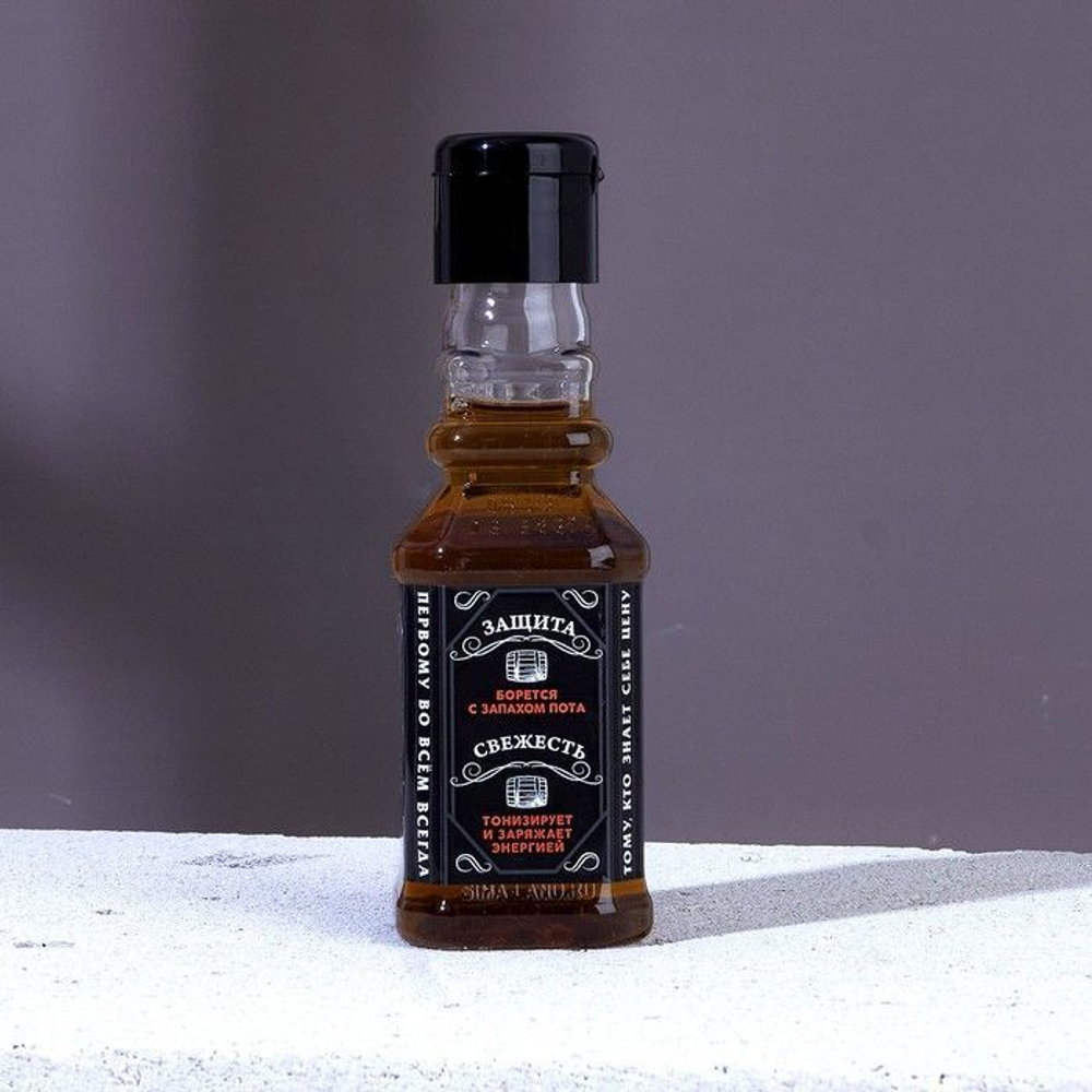 Гель для душа «Крутой мужик» с древесным ароматом и пряными нотами - 100 мл.