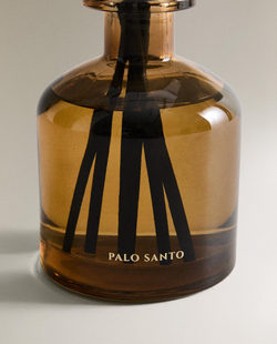Zara Home Аромадиффузор Palo Santo 250 мл, тростниковые палочки микадо, аромат восточный древесный, Коричневый