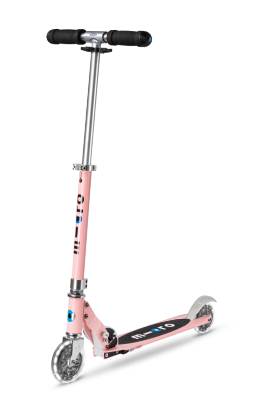 Самокат Micro Sprite Пудровый LED