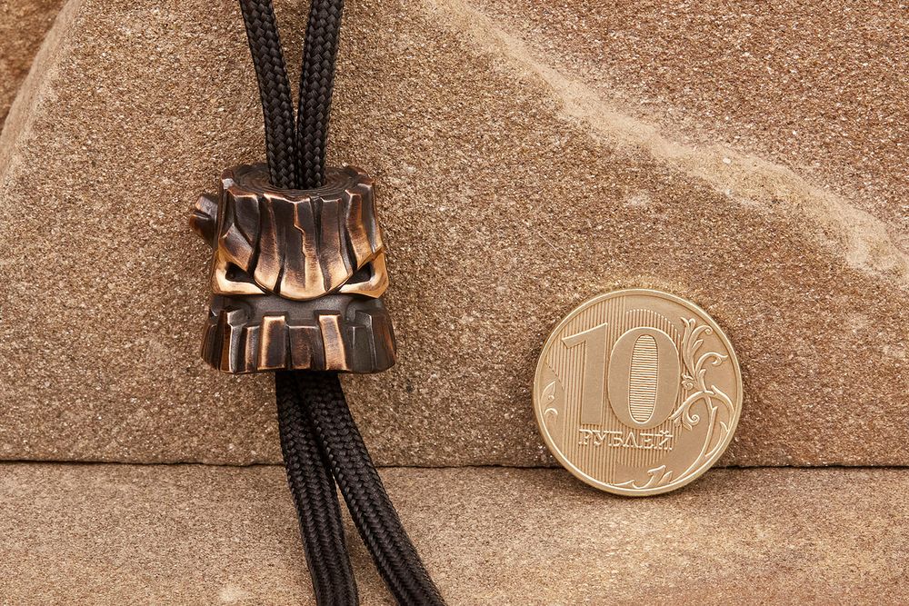 Бусина для темляка Пень (бронза) от мастерской Братьев Пешковых