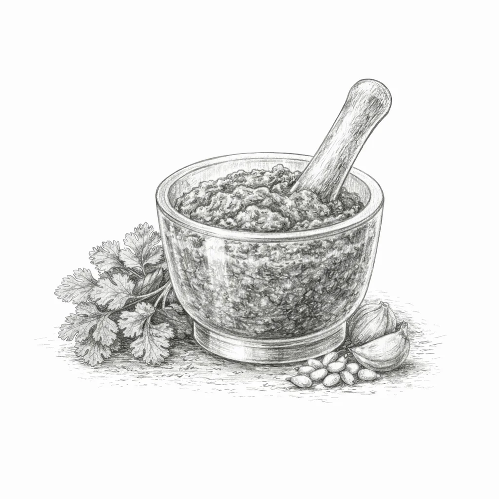 Песто из кинзы