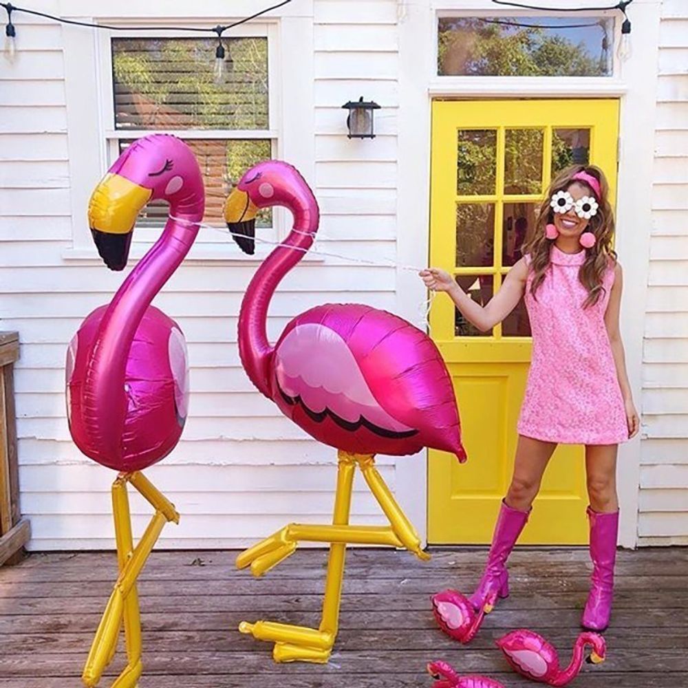 Ходячий шар &quot;Розовый фламинго&quot;