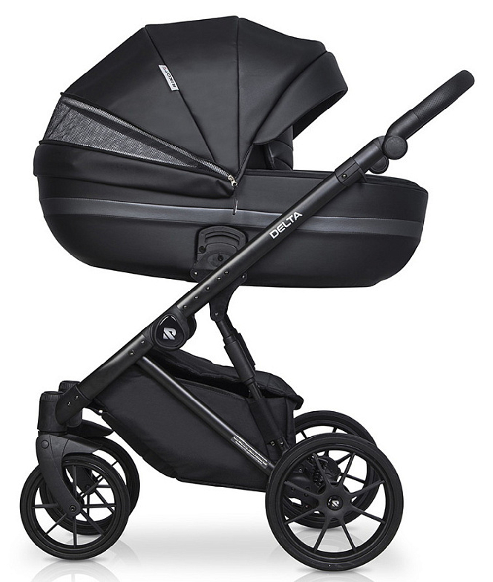 Детская коляска Riko Basic Delta Ecco 3 в 1 15 Black
