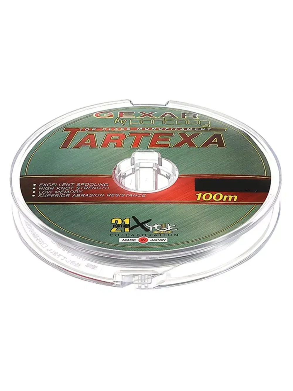 Леска для рыбалки монофильная Pontoon21 Gexar Tartexa 0,28 мм (светло-серый) 3 шт по 100 м