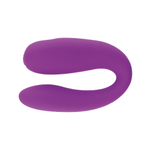 Фиолетовый U-образный вибратор для пар (Цвет: фиолетовый)