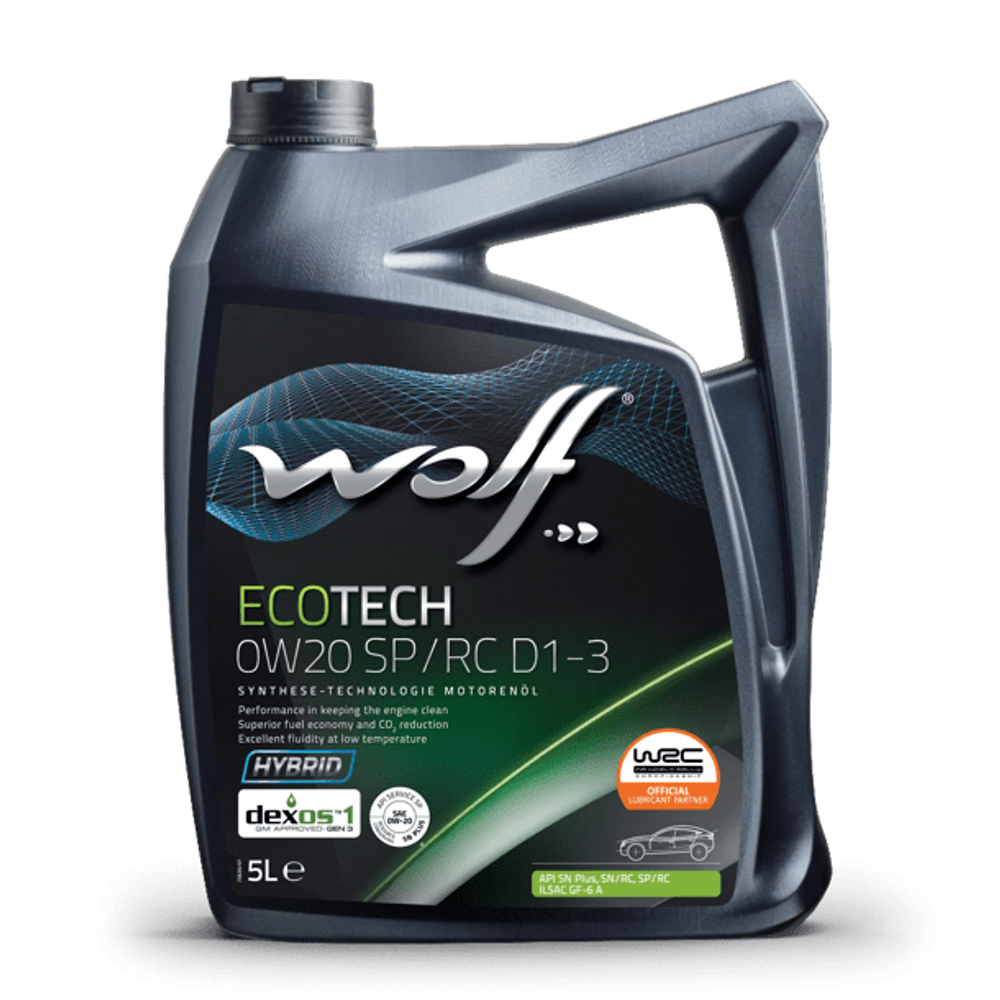 Wolf EcoTech 0W20 SP/RC D1-3 5 л