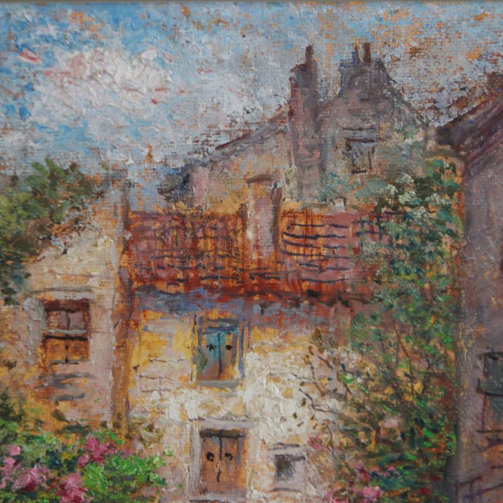 Винтажная картина «Городской Пейзаж»