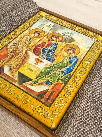 Икона Пресвятая Троица 16х20 см