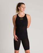 Cтартовый костюм Arena Powerskin Carbon AIR² Open Back black gold