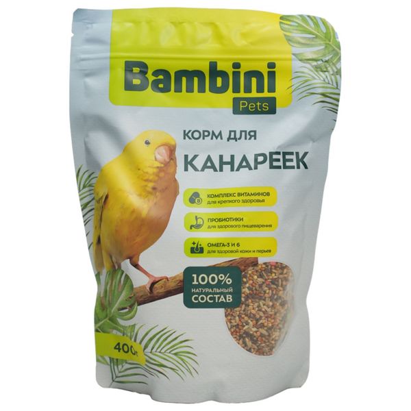 Корм Bambini Pets для канареек