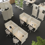 Письменный стол с регулировкой по высоте - IKEA MITTZON/МИТТЗОН ИКЕА, 120х80х62-126 см, белый/под беленый дуб