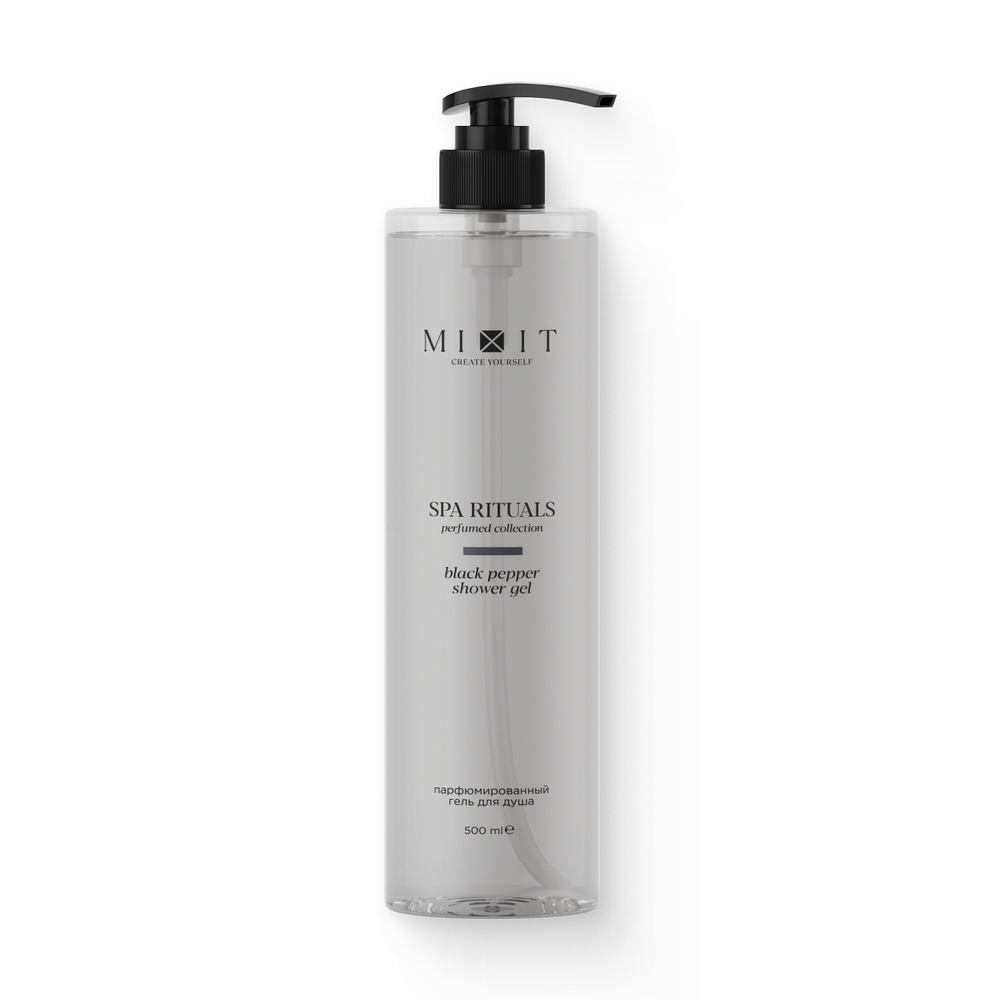 Гель для душа парфюмированный Mixit Spa Rituals Black Pepper Shower Gel 500 мл