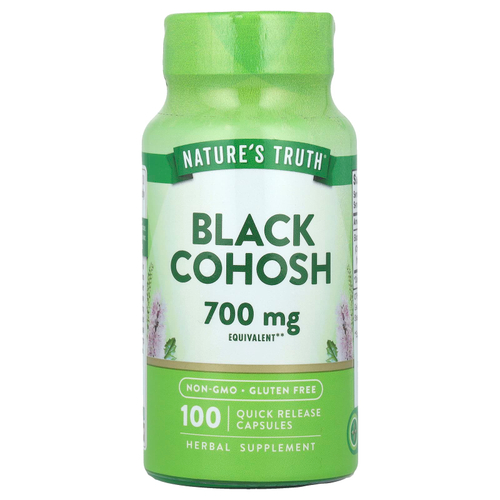 Nature's Truth, Черный кохош, 700 мг, 100 капсул быстрого высвобождения
