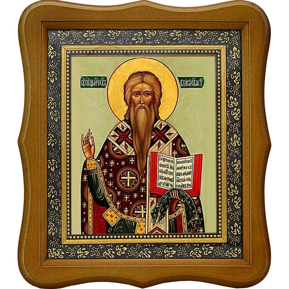 Власий Священномученик епископ Севастийский. Икона на холсте