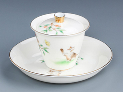 266143 Гайвань ПУШИСТИКИ "Котик" 165мл, глянцевый фарфор