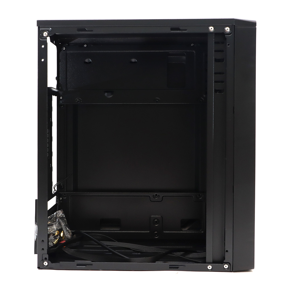 Корпус TESLA 1714U3BM, Без БП, mATX, чёрный, 2xUSB2, 1xUSB3 (TSL-1714U3-BM)