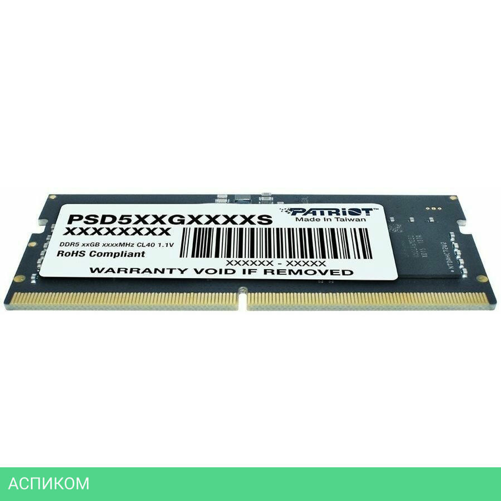 Оперативная память Patriot DDR5 32GB 4800MHz (PSD532G48002S)